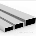 Aluminium Profile Tube Rektang / Aluminium Pipa Diekstrusi